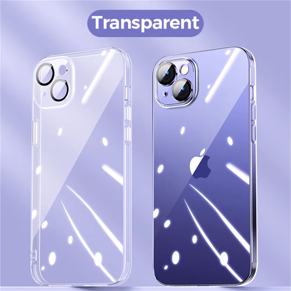 Luxury Plated Phone Case Lens Protection for IPhone 15/14/13 Series