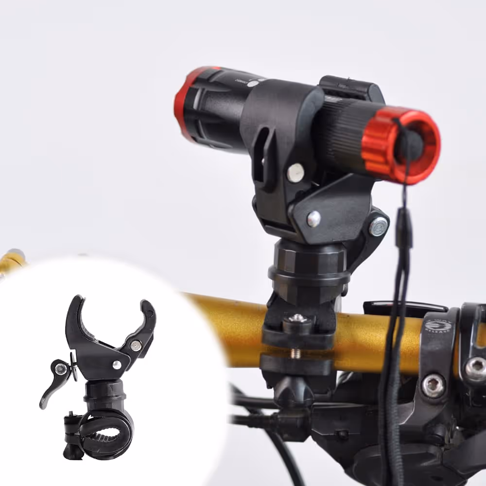 360 Degree Rotating Clamp for Bicycle Torch